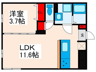 日暮里レーベルの物件間取画像